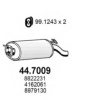 ASSO 44.7009 End Silencer